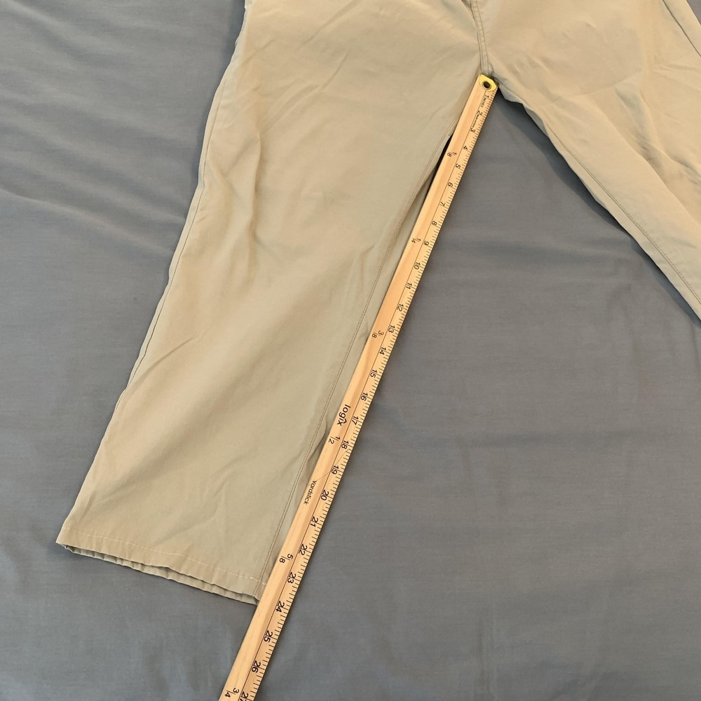 Members Mark Denali Pants Mens 34x30 Beige Nylon Straight Stretch Hiking Khakis - Picture 5 of 9